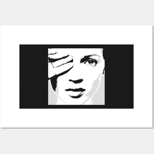 KATE MOSS/Black & White Wall Art by -f-e-l-i-x-x-